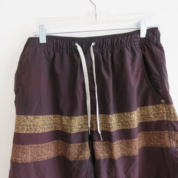 VUORI Kore Shorts in Brown Canyon Texture Athleisure Workout Gorpcore Gym Size L - Picture 3 of 13